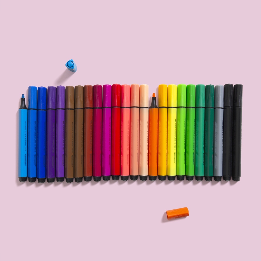 Tri Grip Colouring Pen